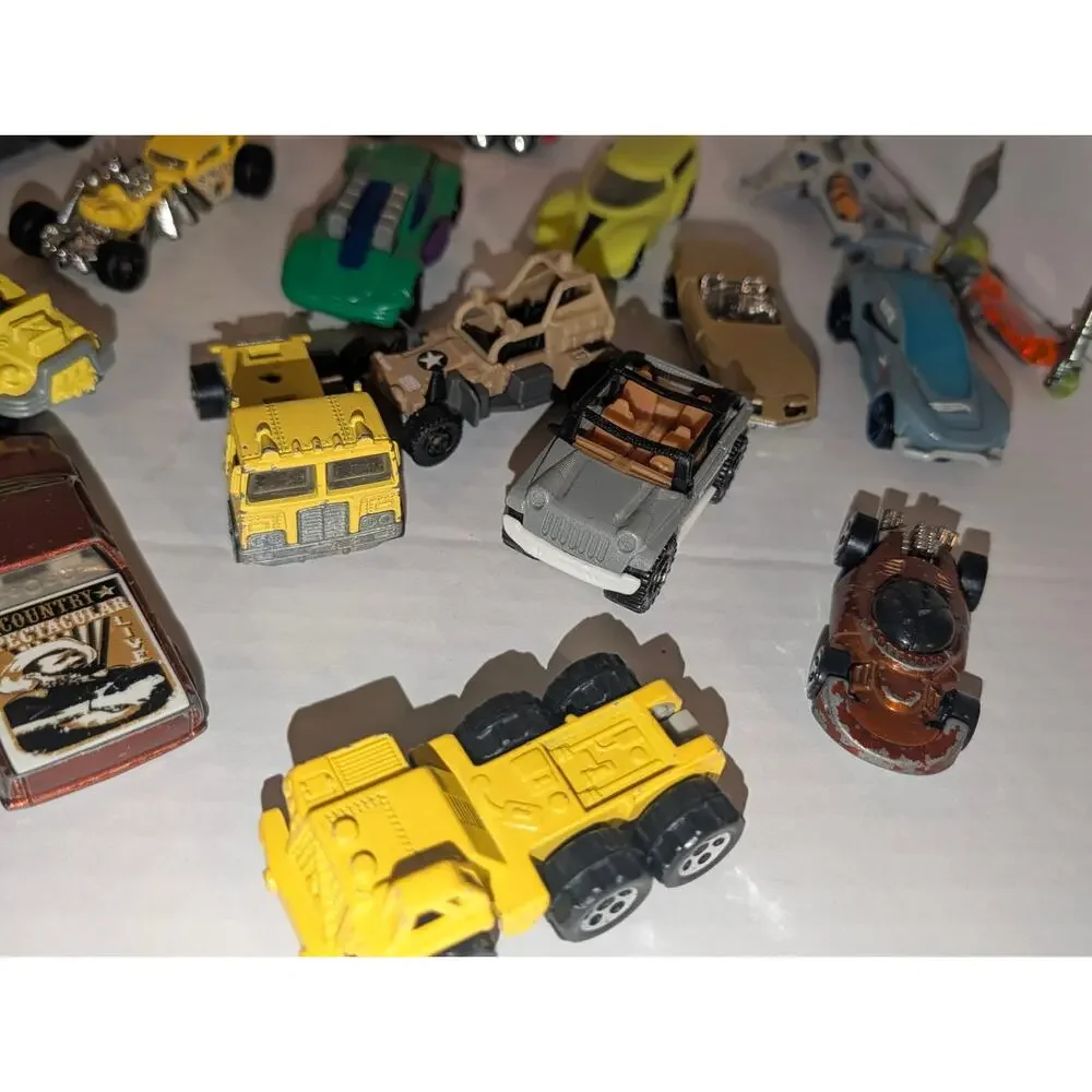 Mixed Lot 25 Vintage Diecast Cars Matchbox Hot wheel Vehicles Trucks NASCAR 2000